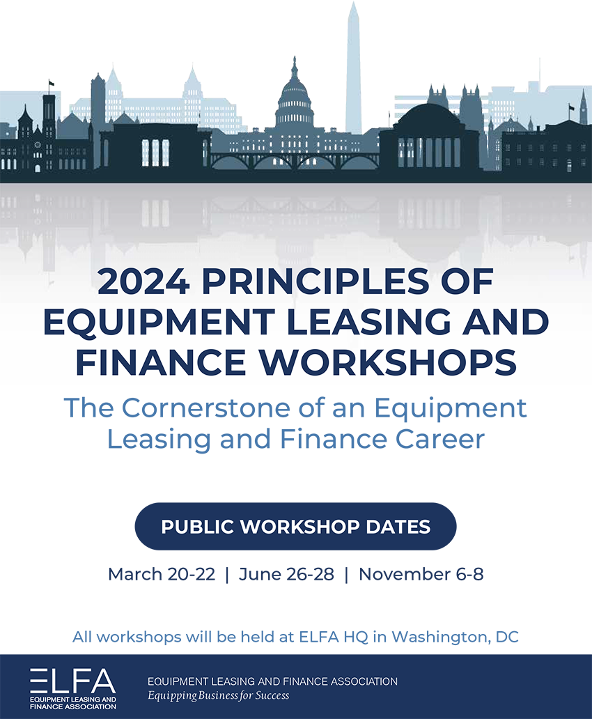 2024 Principles of Leasing and Finance Brochure Cover
