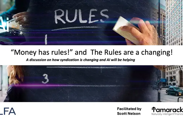 Webinar: Money Has Rules