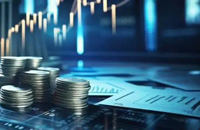 Abstract Finance Collage