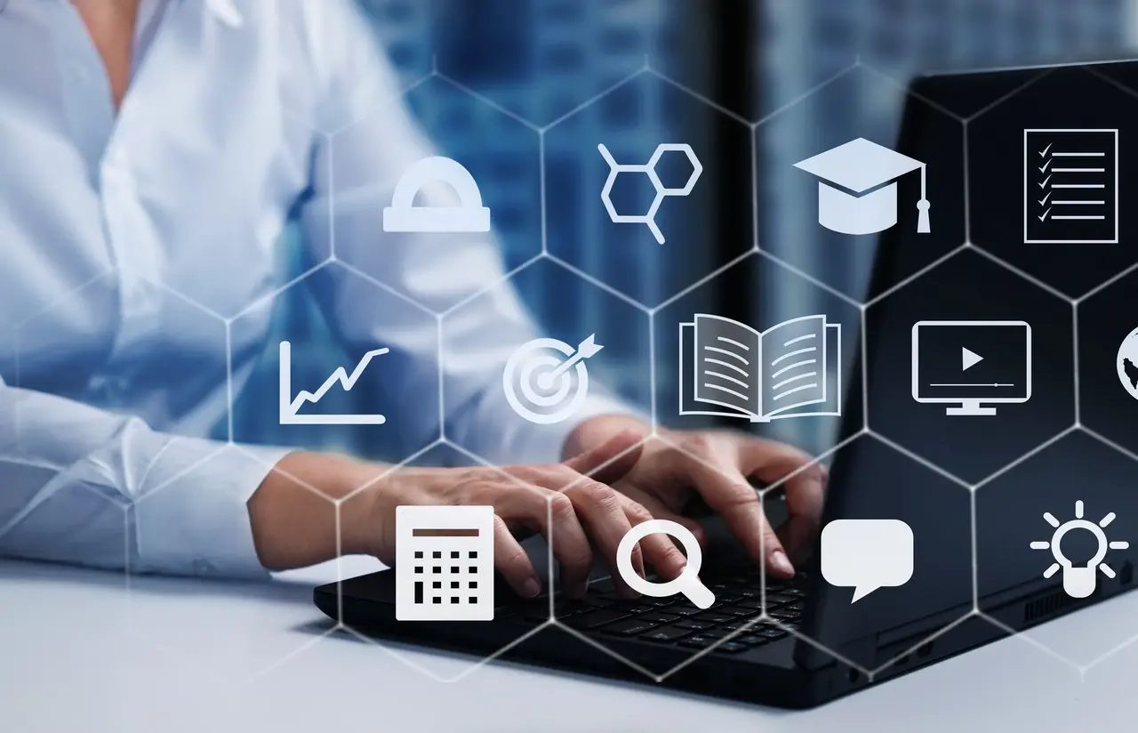 Honeycomb Icons Overlay