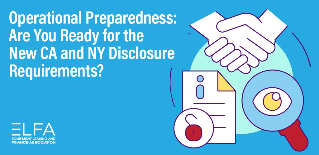 Web Seminar: Operational Preparedness: Are You Ready for the New CA and NY Disclosure Requirements?